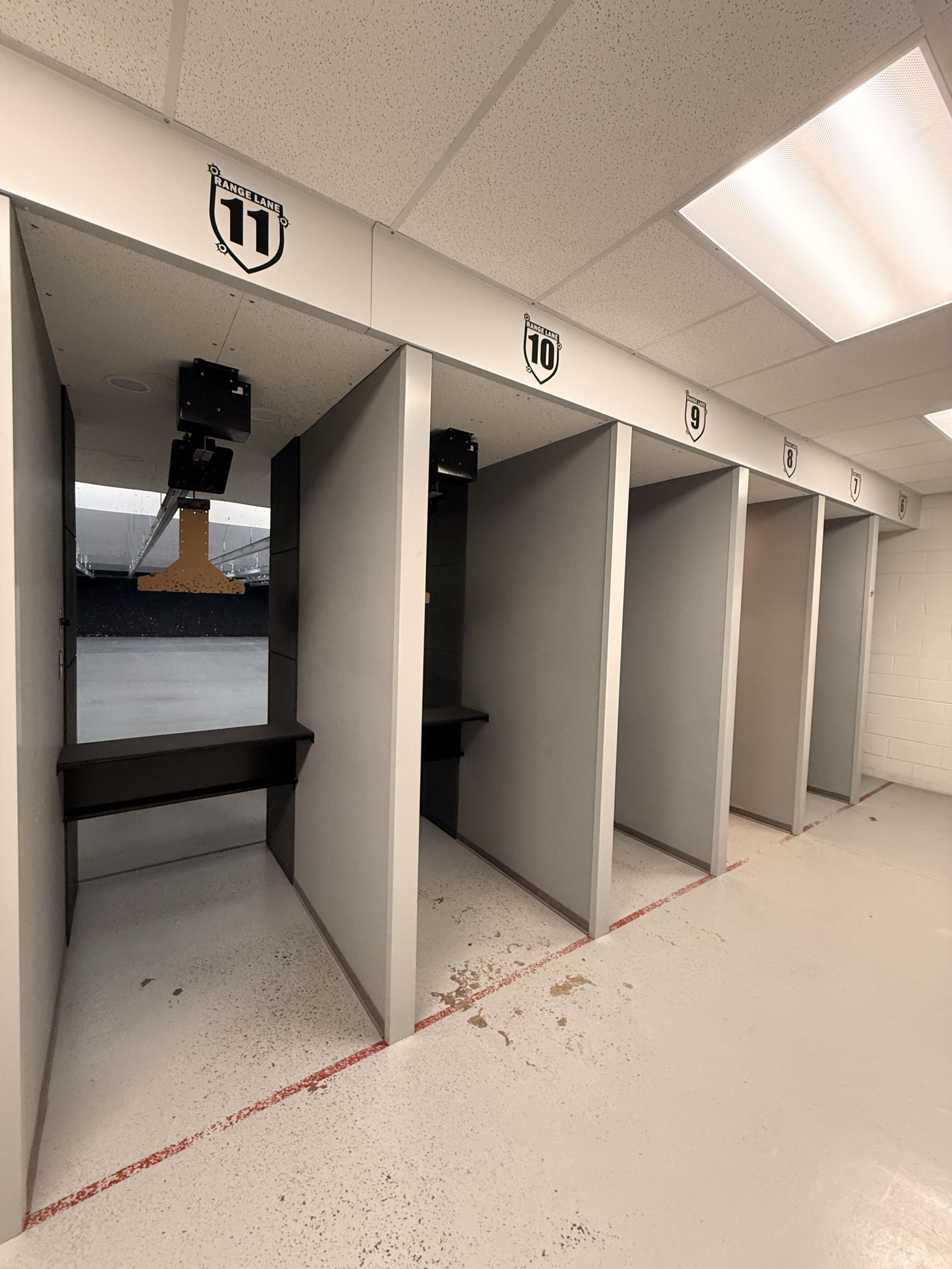Lead Bunker indoor range lane 3